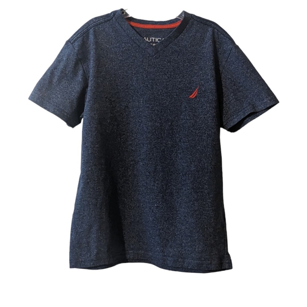 Nautica boys' short sleeve V-neck T-shirt Size S (8)